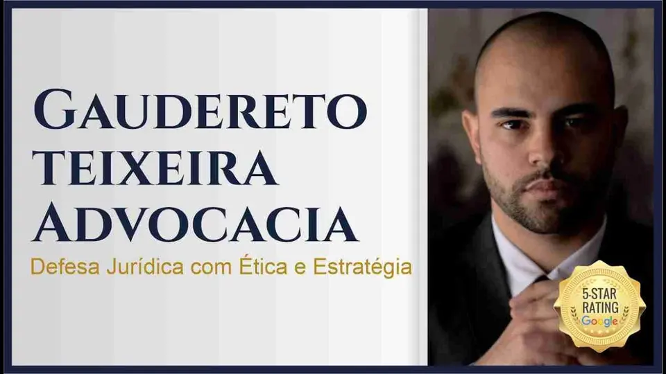 Capa do vídeo de apresentação do advogado criminalista Renan Gaudereto Teixeira